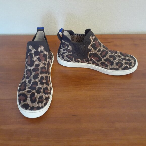 Rothy's Cheetah Print High Top Sneakers - Picture 1 of 15